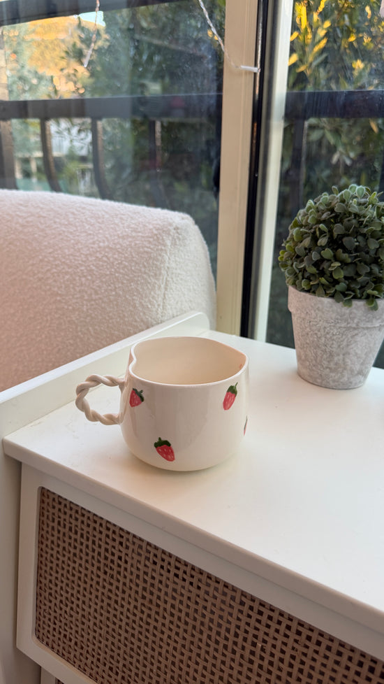 Imparfait / Tasse coeur fraise