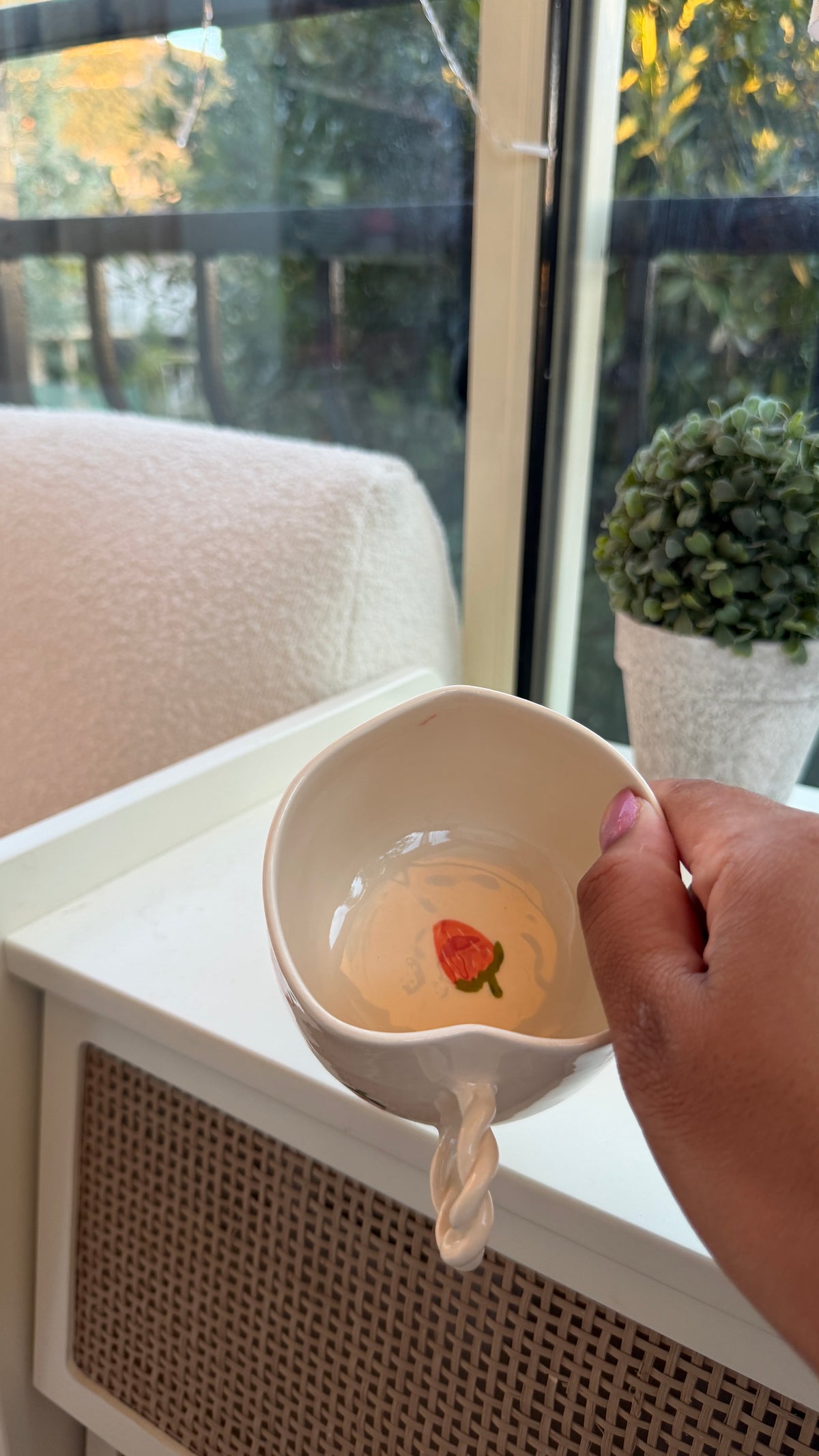Imparfait / Tasse coeur fraise