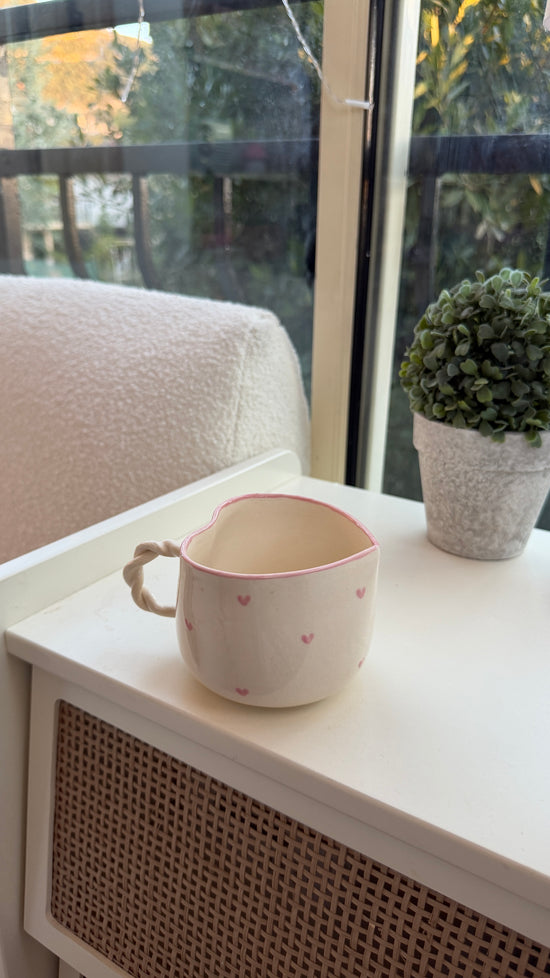 Imparfait / Tasse heart pink