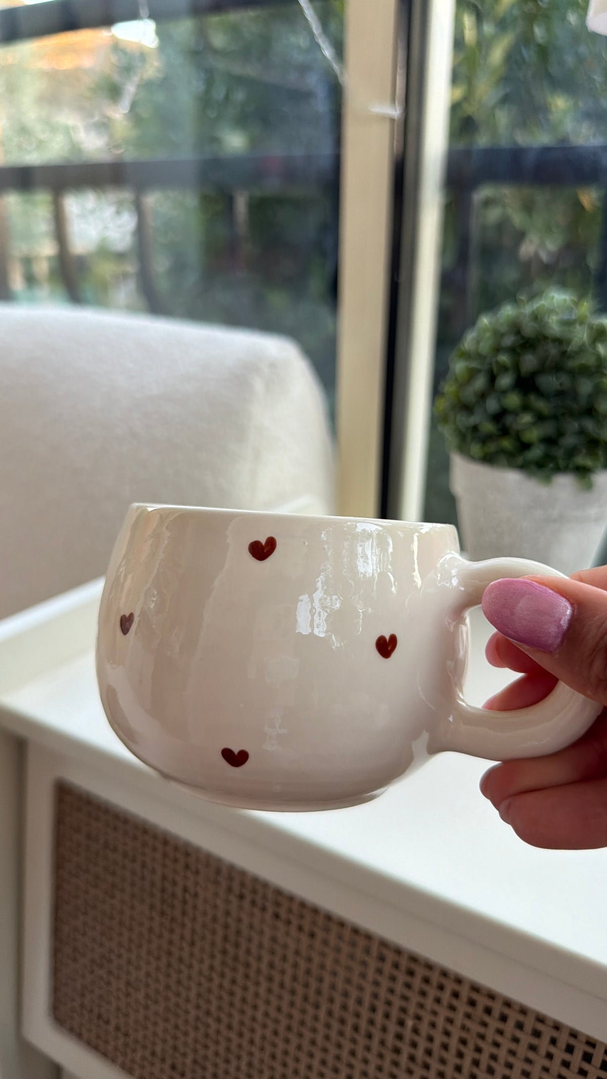 Imparfaits / Tasse coeur marrons