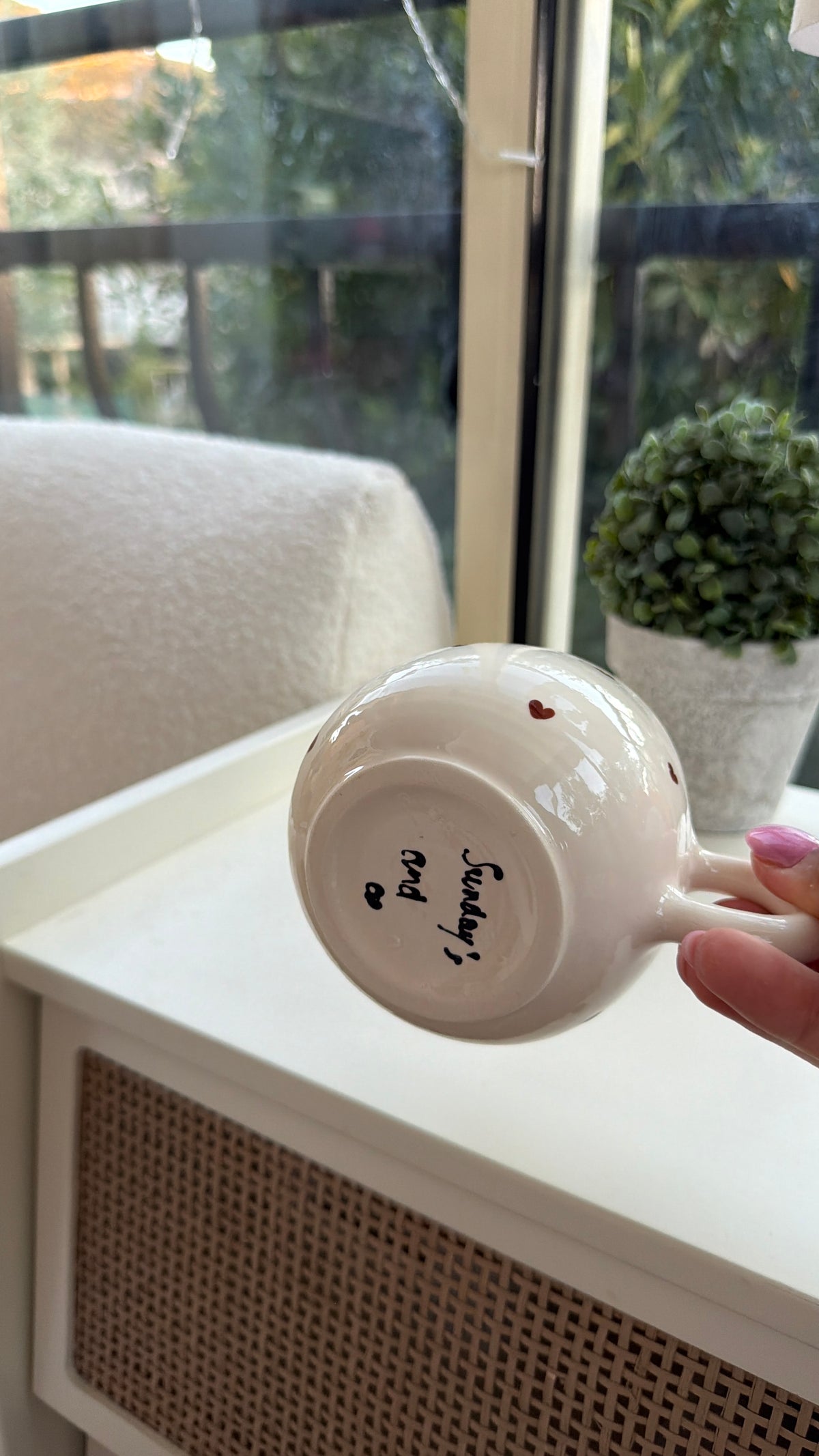 Imparfaits / Tasse coeur marrons