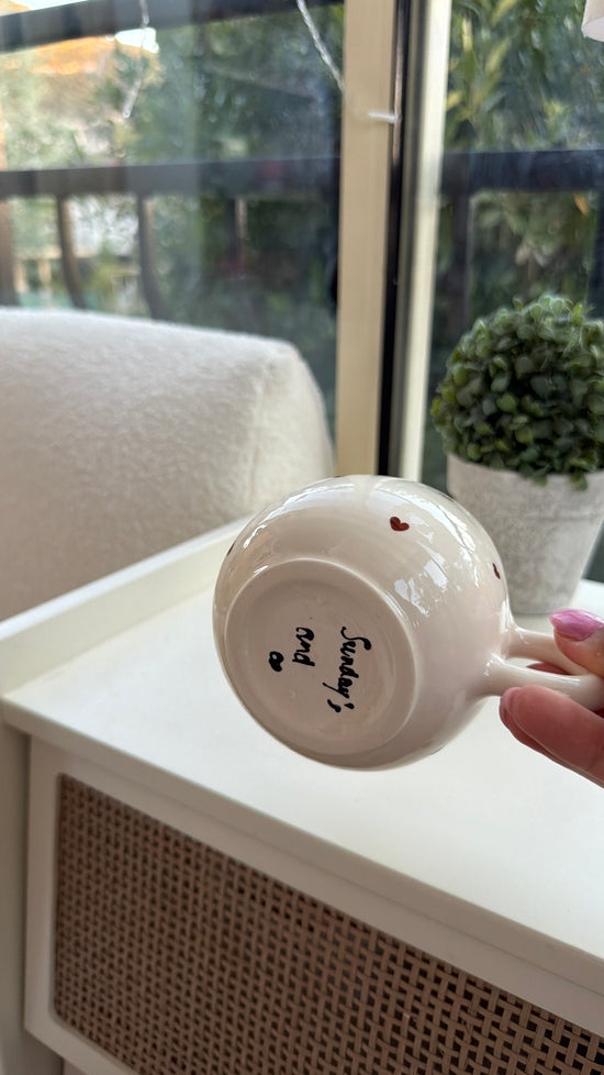 Imparfaits / Tasse coeur marrons