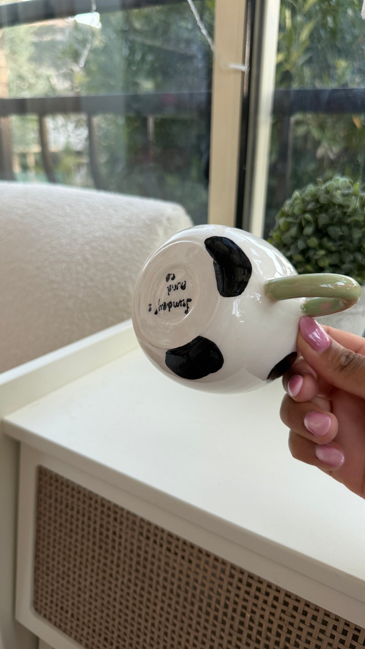 Imparfaits / Tasse cow green