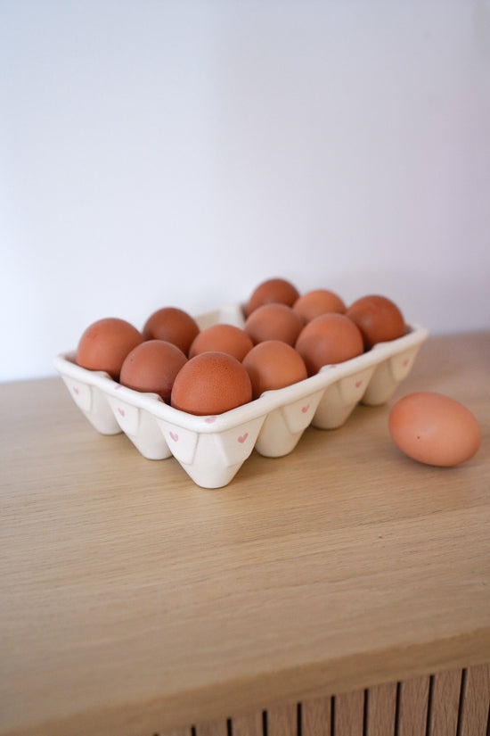 Porte-oeufs pink heart