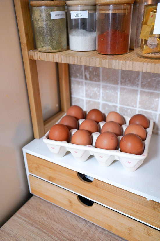 Porte-oeufs pink heart