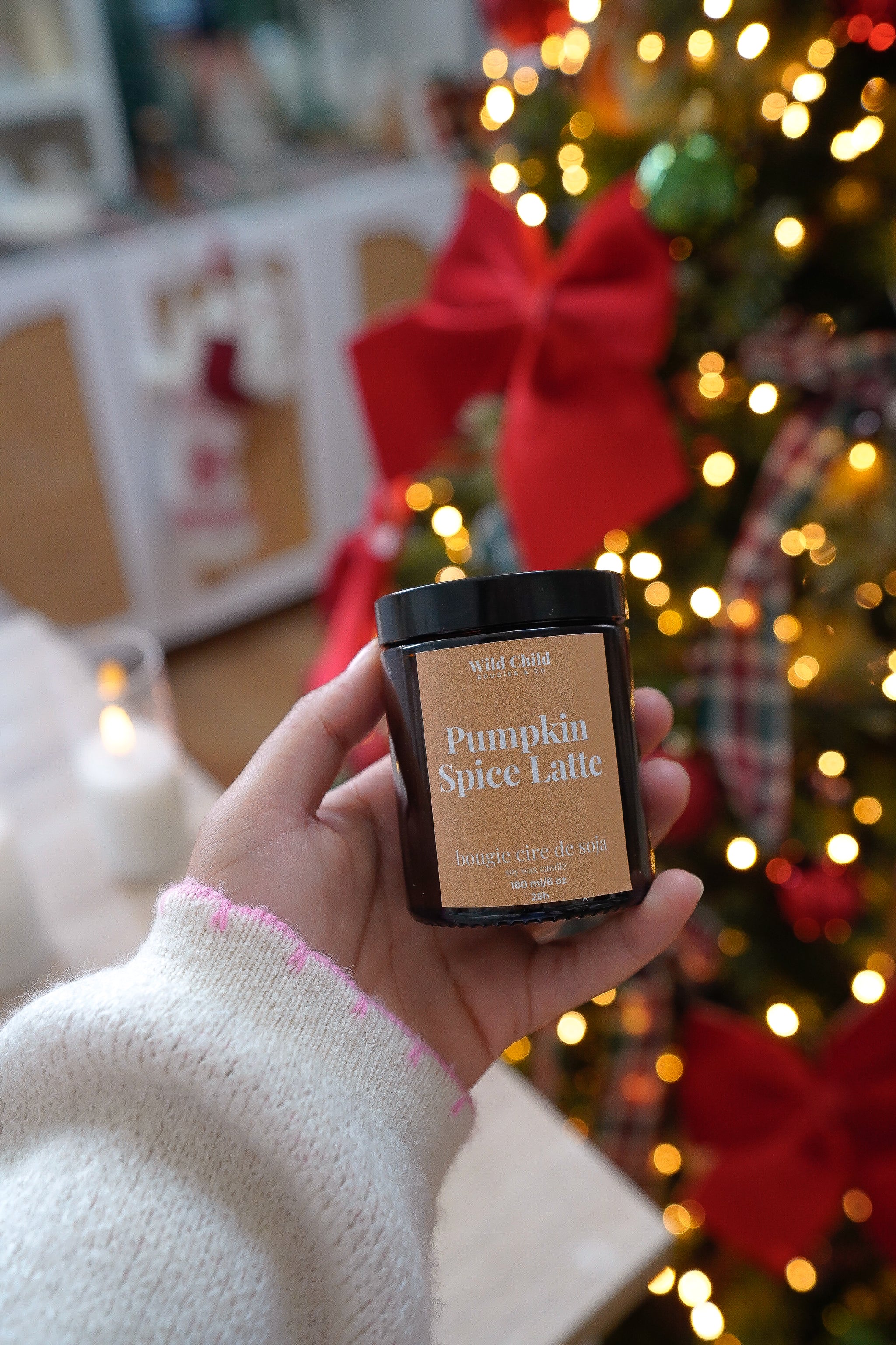 Bougie de Noël Pumkin Spice Latte