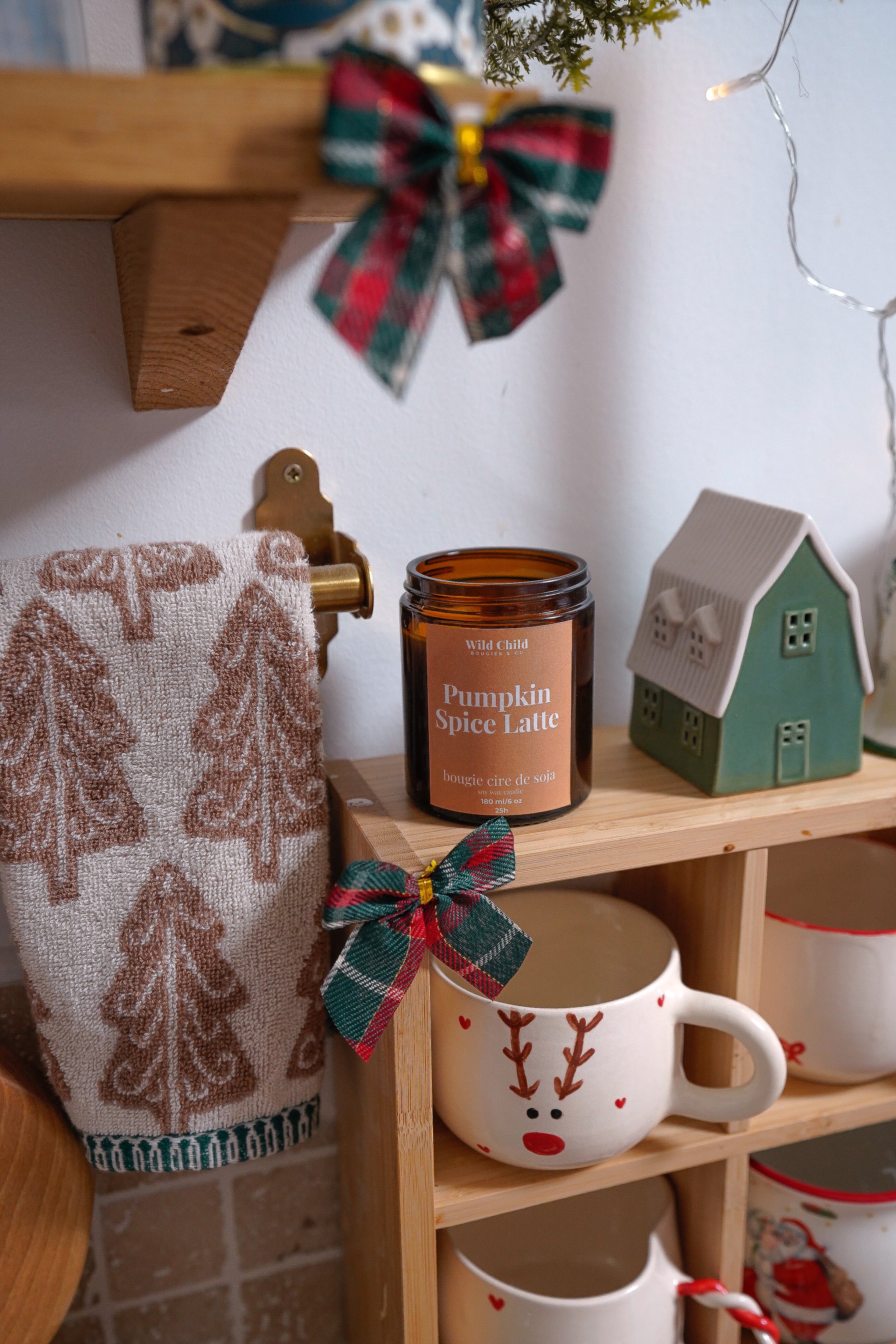 Bougie de Noël Pumkin Spice Latte