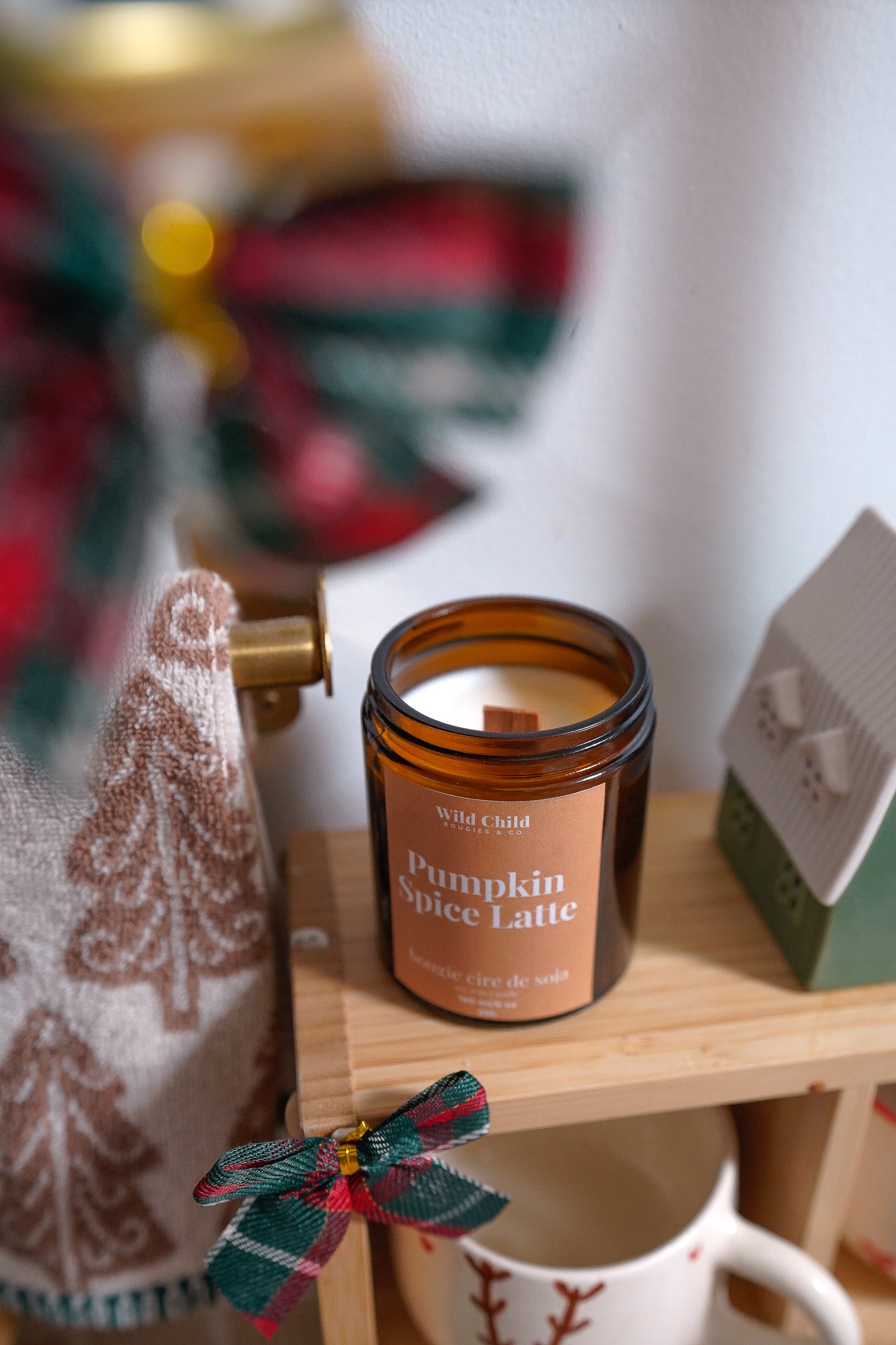 Bougie de Noël Pumkin Spice Latte