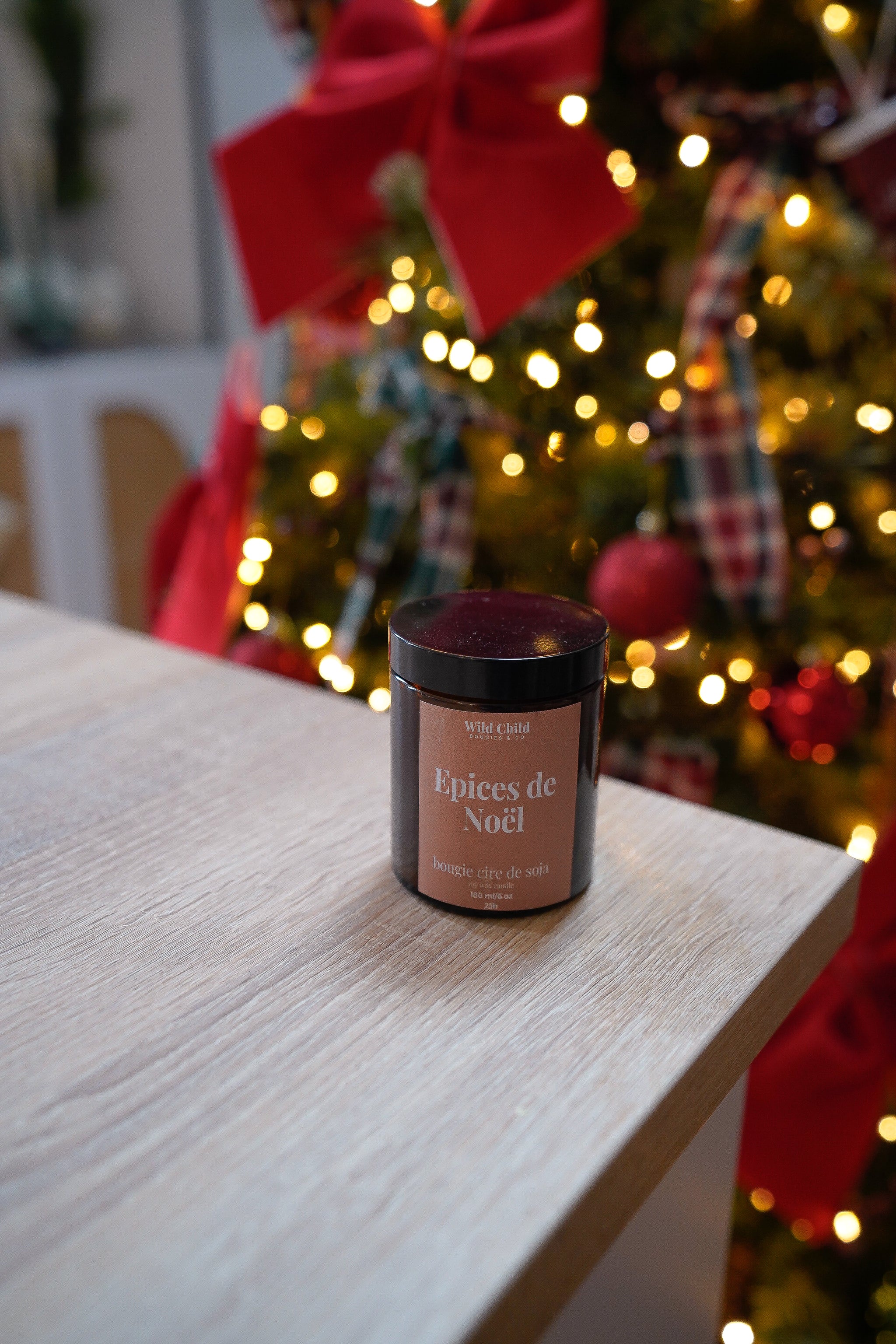 Bougie de Noël Épices de Noël
