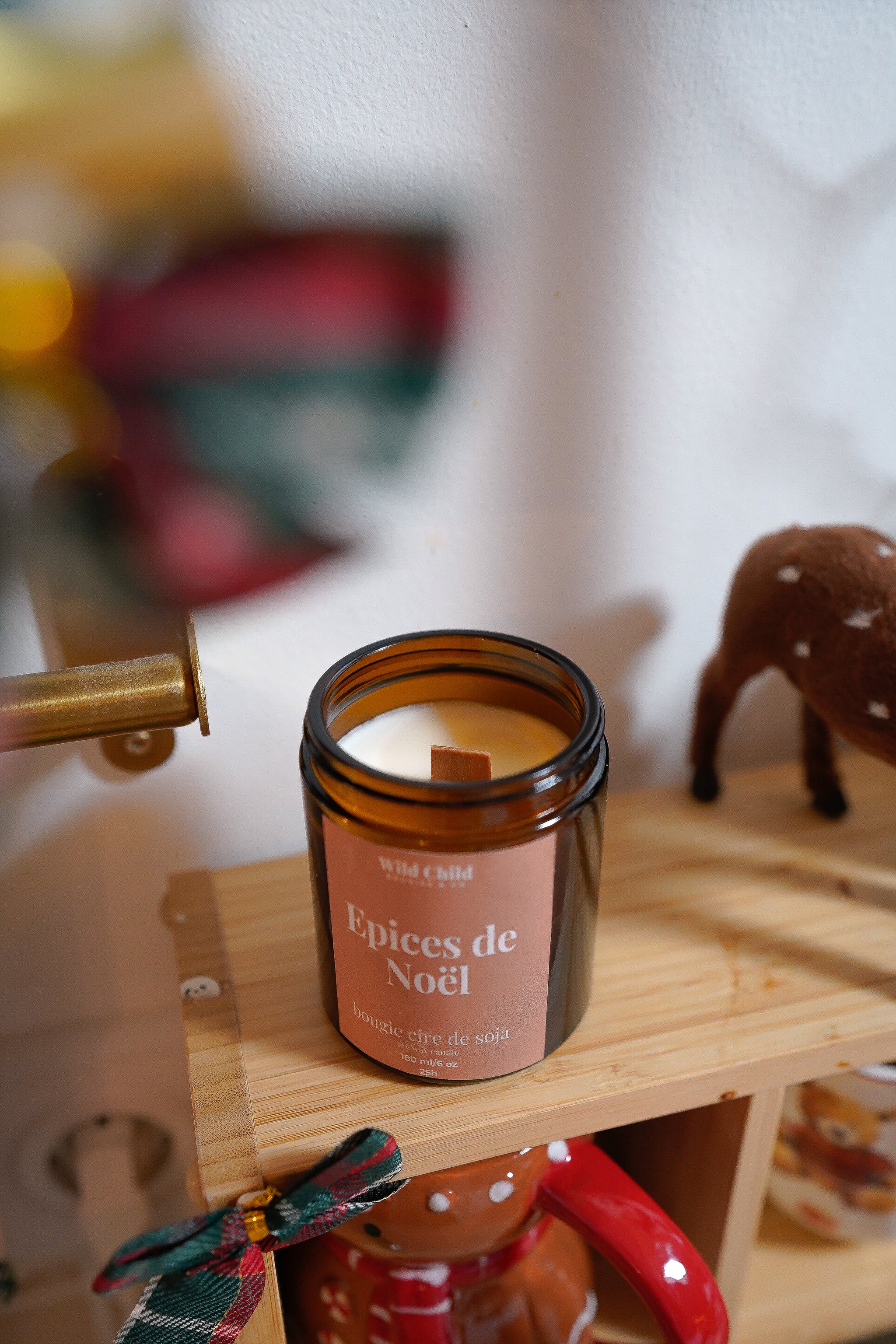 Bougie de Noël Épices de Noël