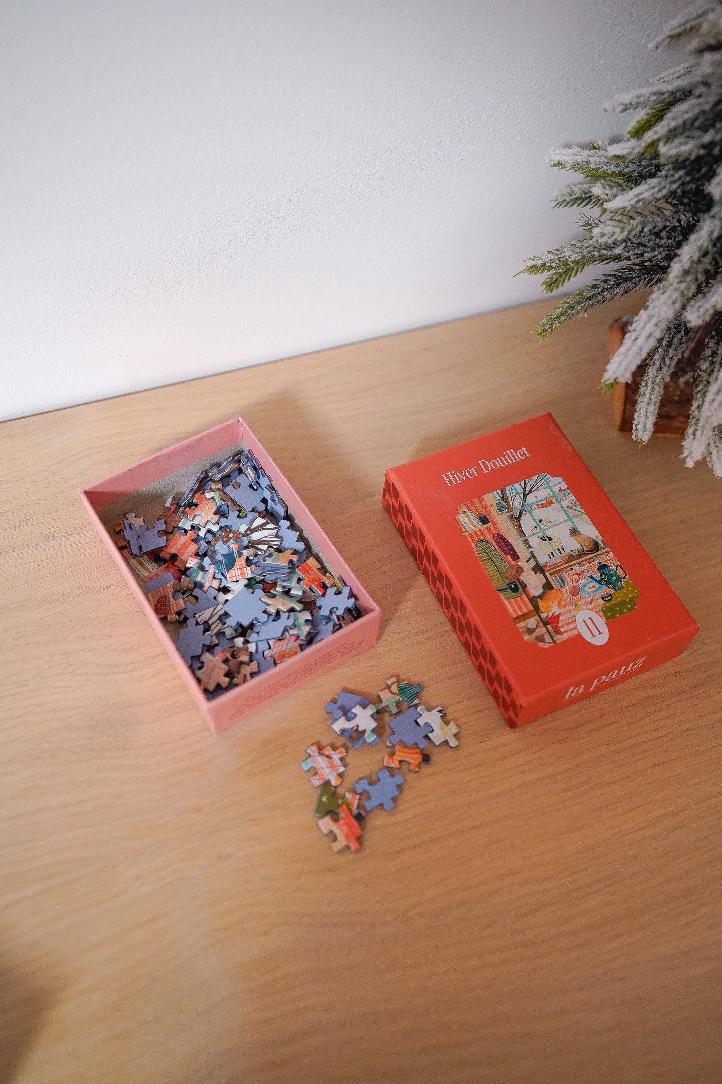 Mini-puzzle Hiver Douillet 99 pièces