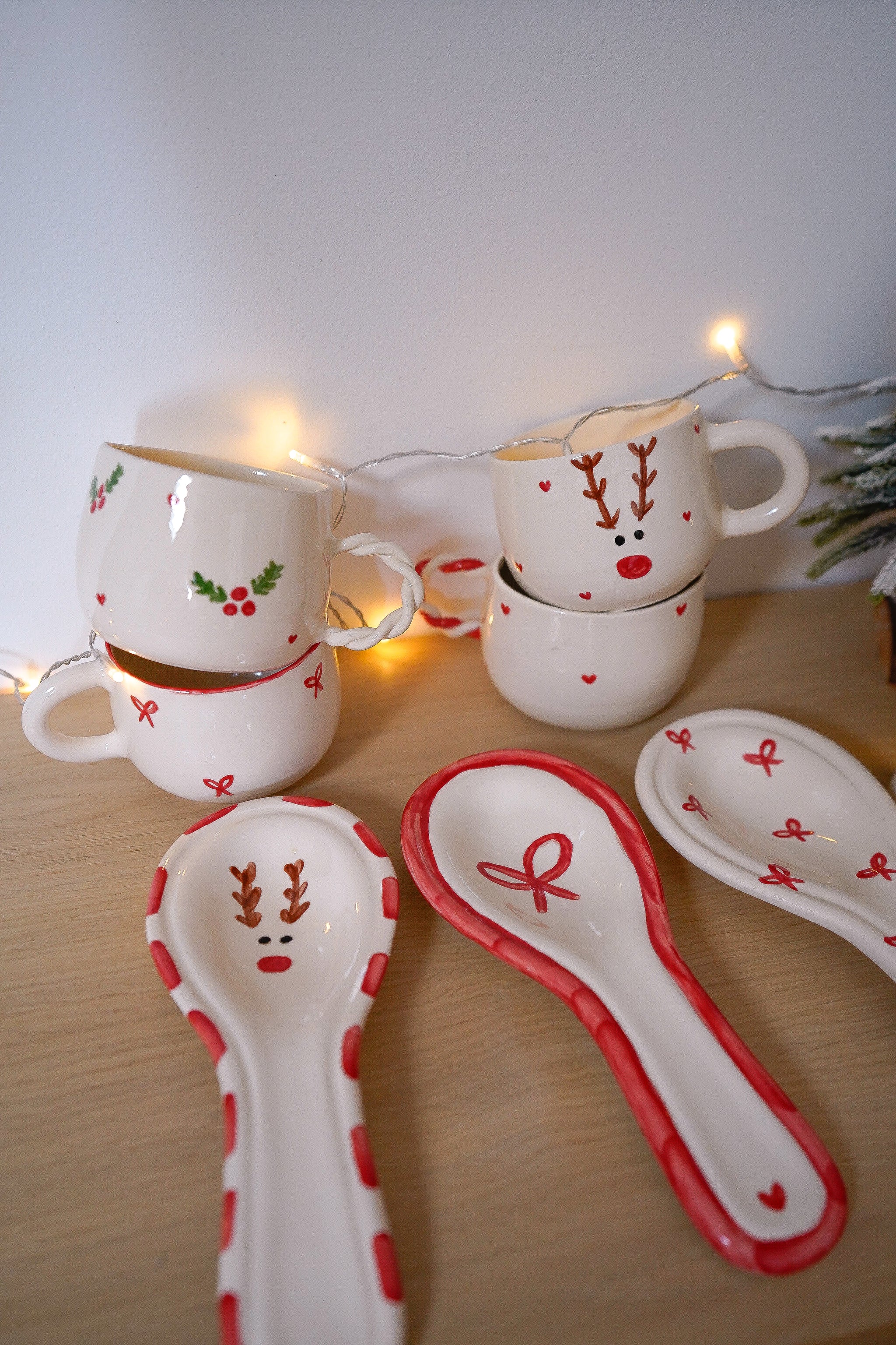 Repose-cuillère de Noël