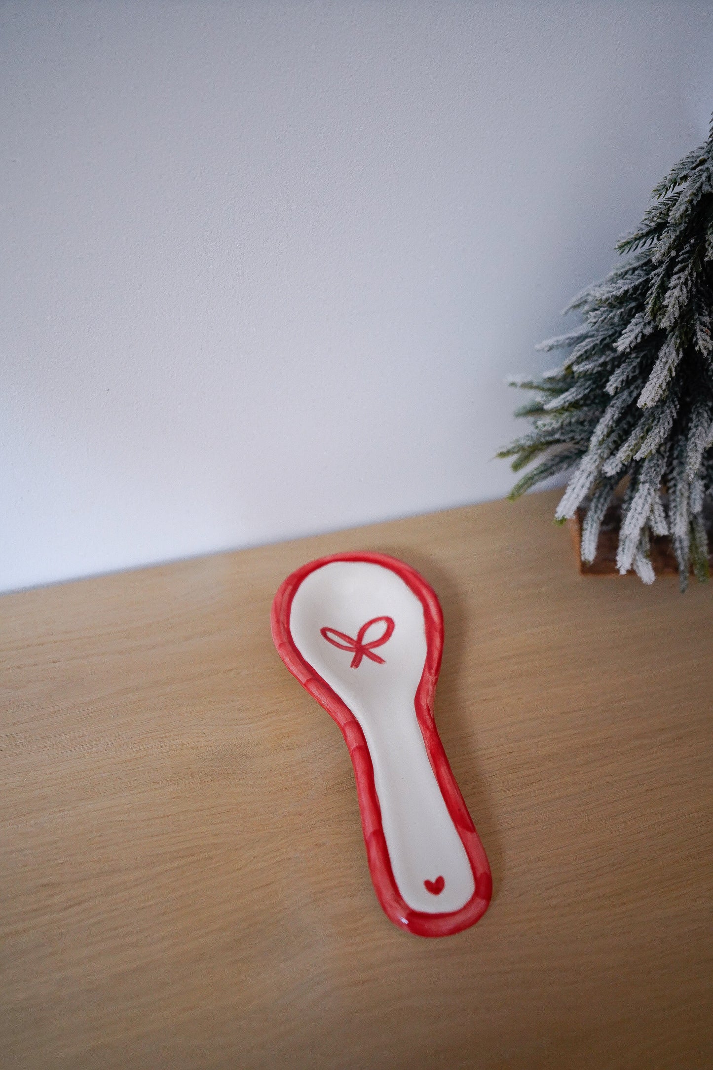 Repose-cuillère de Noël