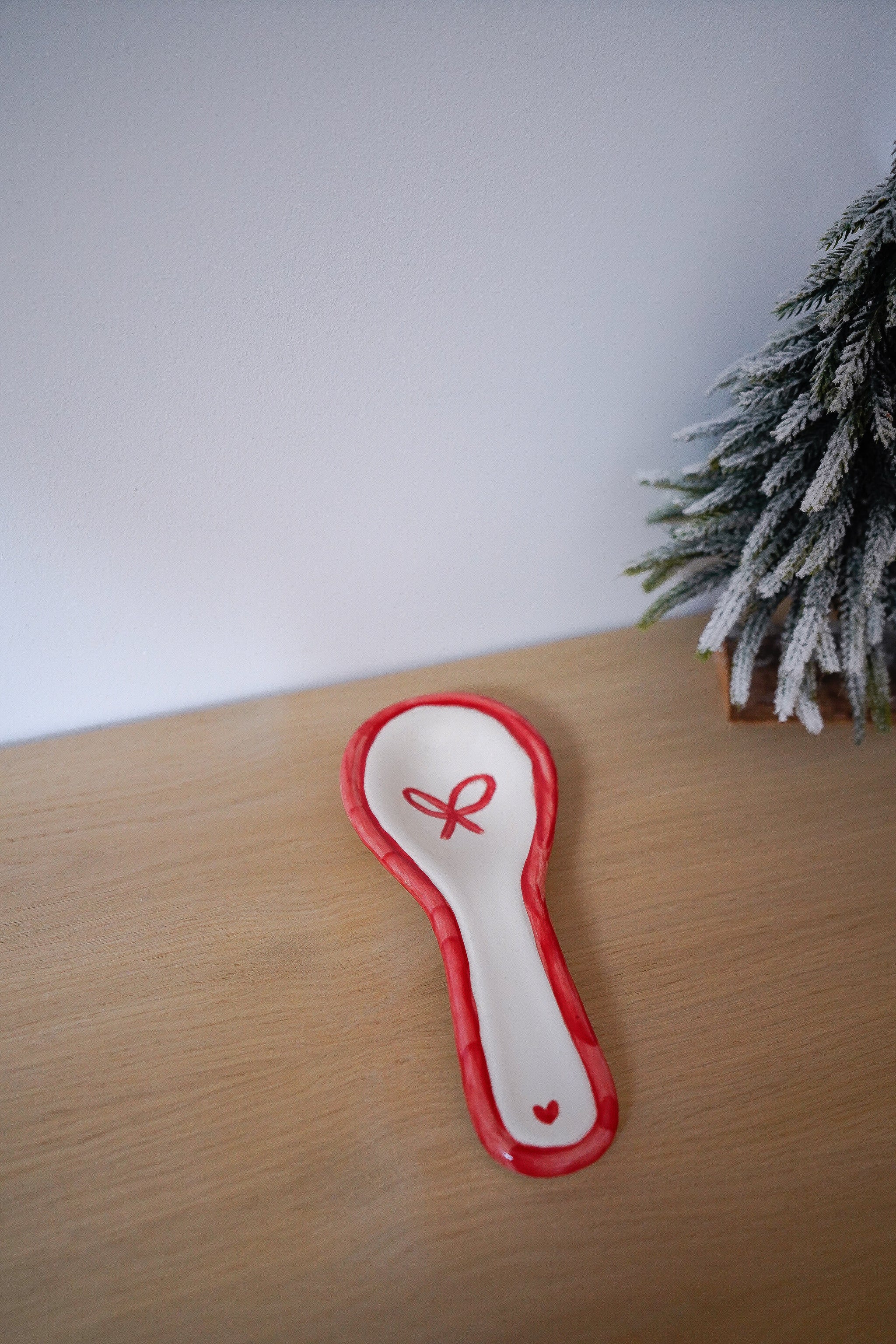 Repose-cuillère de Noël