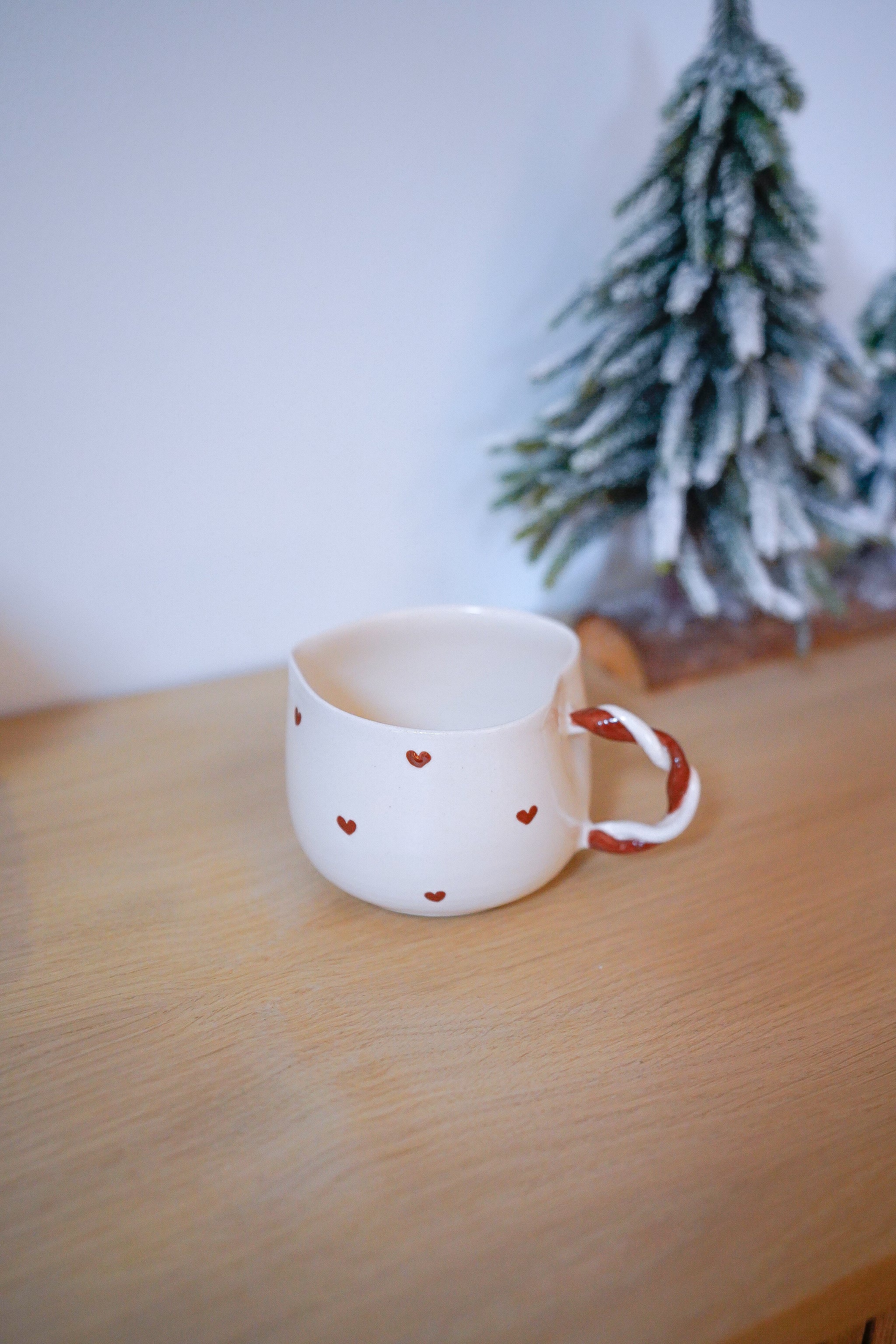 Tasse marron - Noël