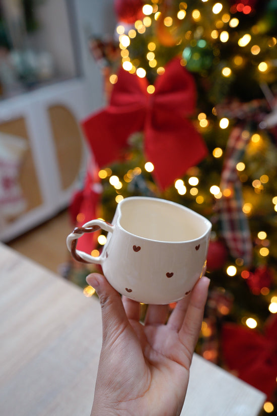 Tasse marron - Noël