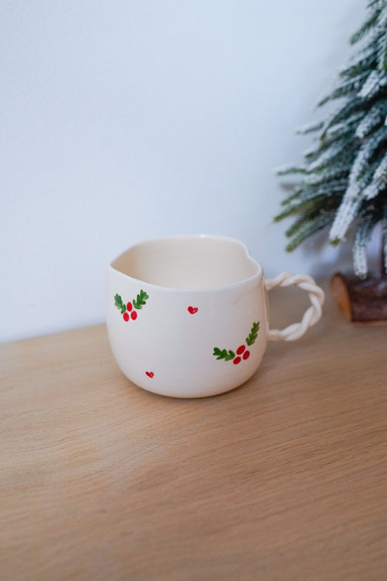Tasse houx - Noël