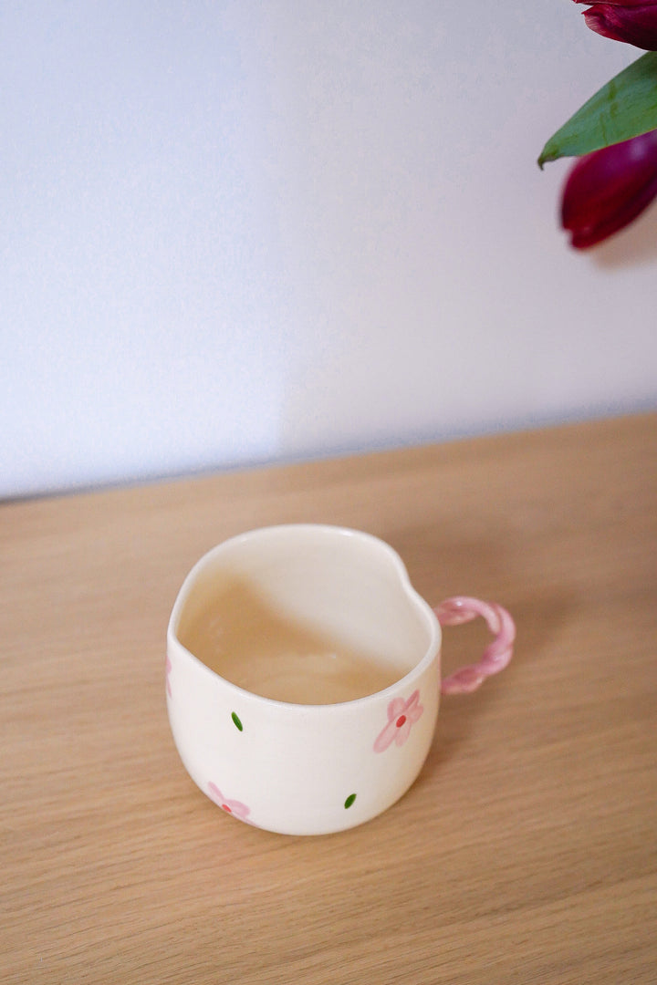 Imparfait / Tasse heart flowers